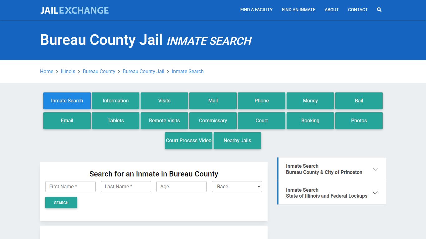 Bureau County Jail, IL Inmate Search: Roster & Mugshots