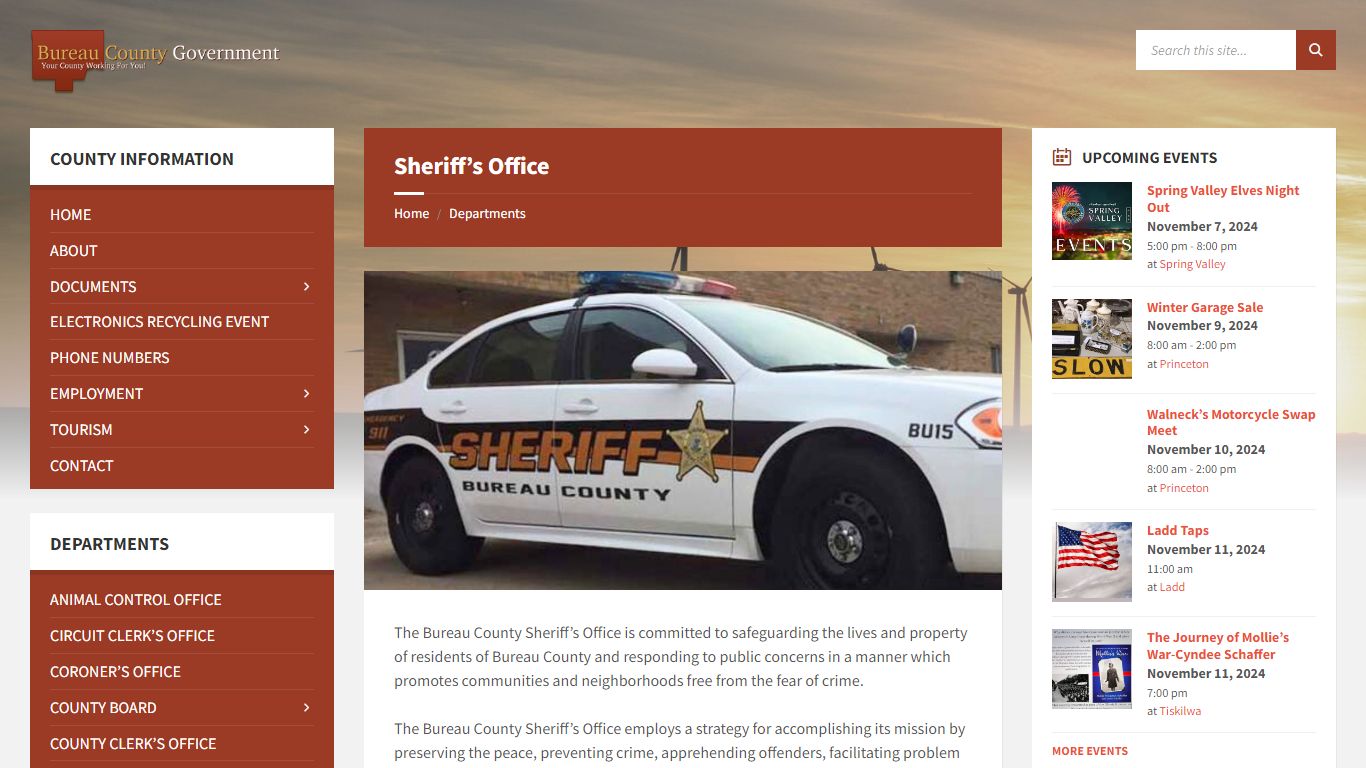 Sheriff’s Office – Bureau County, Illinois